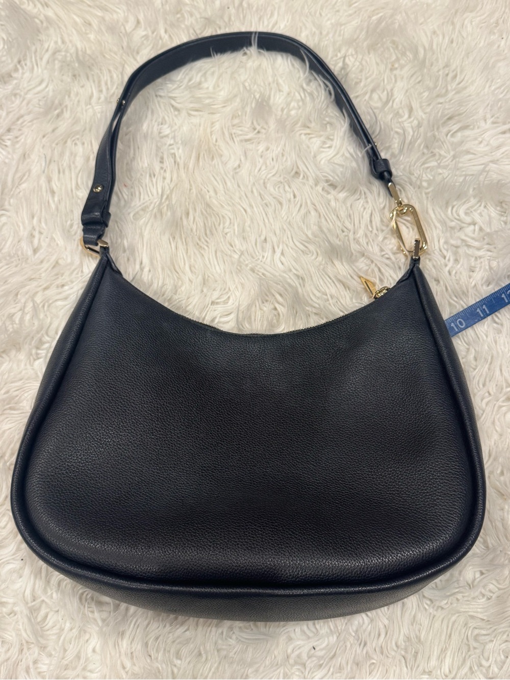Kate Spade Kayla Pebbled Leather Shoulder Crossbody Bag Black KK055 - Picture 12 of 15